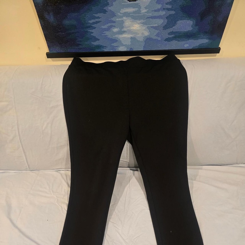 ECI black flair pants size L
